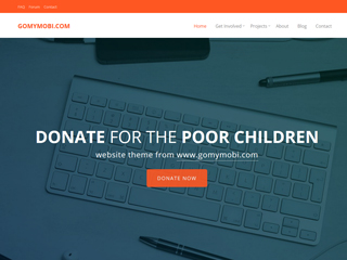 gomymobi.com - Theme: Charity: Happy Donation